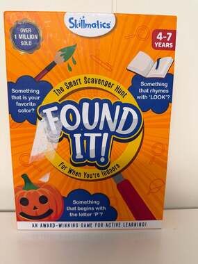Skillmatics Found It! The Smart Scavenger Hunt Card Game - Indoor (Ages 4-7)